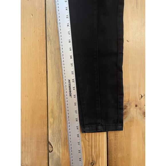 Soho New York Company Black Moto Style Jeans. Zippers. Pockets. Size 10 - Picture 6 of 8
